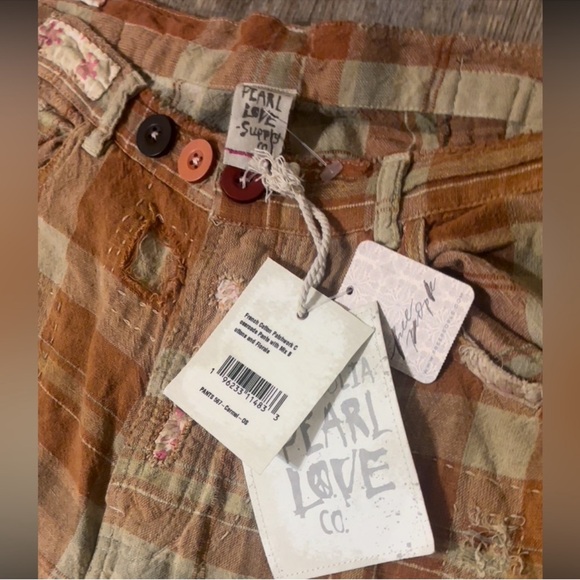 Magnolia Pearl x Free People Crossroads Patchwork Pants - Picture 8 of 10